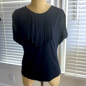 Women’s Moda international blouse with layered neck detail. Great condition